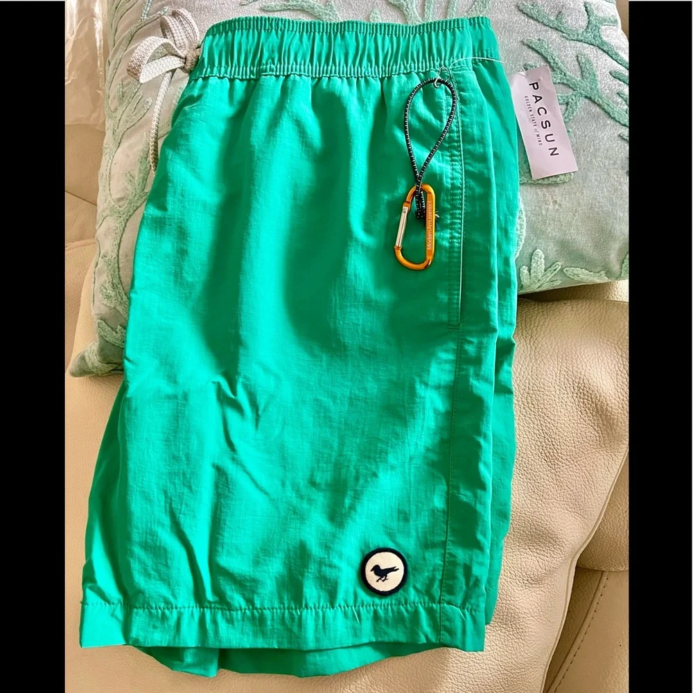 ☀️PAC SUN Swim Trunks Key Ring New Original Packaging Size L See Measurements!